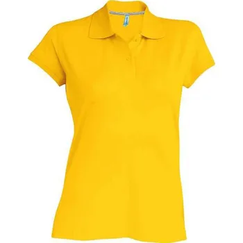 Dámské tričko Kariban Ladies' Short-sleeved Polo Shirt, žlutá (Daisy)