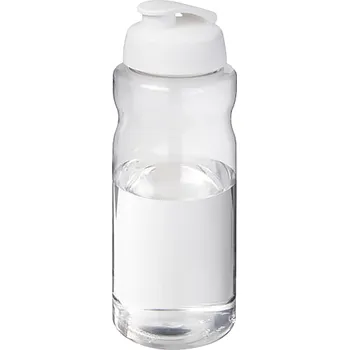 Láhev H2O Active® Big Base litrová sportovní láhev s vyklápěcím víčkem, bílá