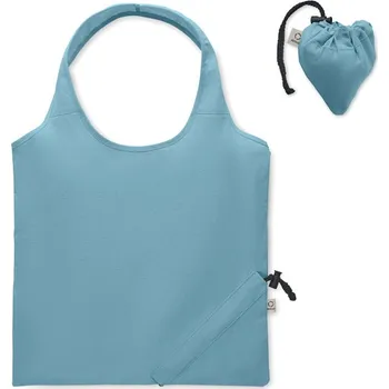 Skládací nákupní taška 140g - CARRIE COLOUR, petrolejová