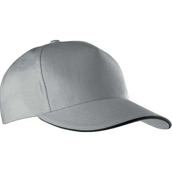 Čepice K-up Sandwich Peak Cap - 5 Panels, šedá (Ice Grey)