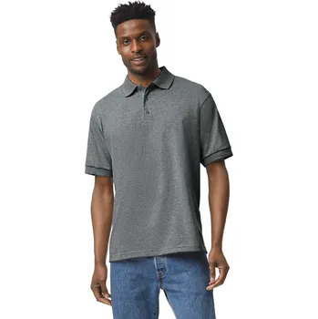 Čepice Gildan Dryblend® Adult Jersey Polo - New Model, šedá (Graphite Heather)