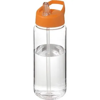Sportovní lahev H2O Active® Octave Tritan™ o objemu 600 ml s víčkem s hubicí, oranžová