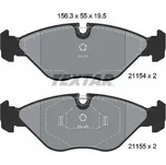 Sada brzdových destiček, kotoučová brzda TEXTAR 2115402