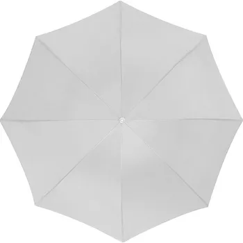 Deštník s plastovým držadlem, bílá