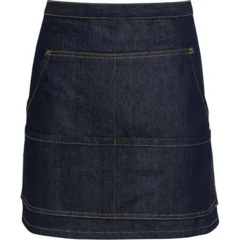 Premier Jeans Stitch Denim Waist Apron, modrá (Navy)