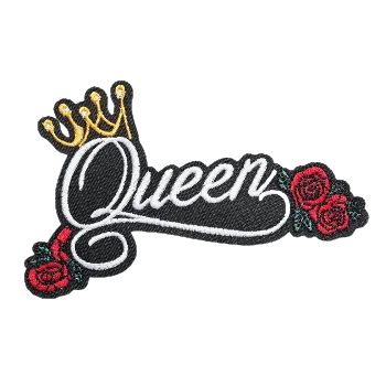 Nášivka Nažehlovací nášivka - QUEEN (7,0 x 11,0 cm)