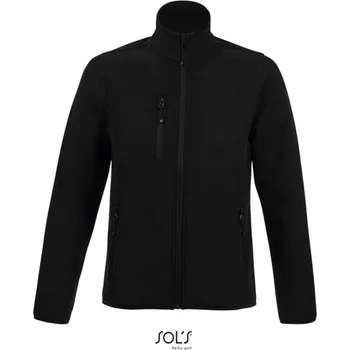 Pánská softshellová bunda Sol's Radian Women - Softshell Zip Jacket, černá (Black)