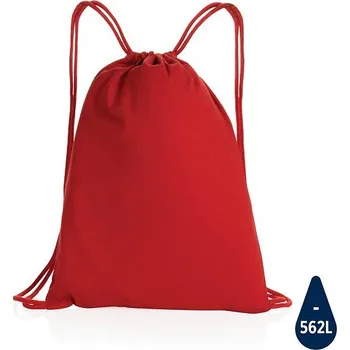 Městský batoh Šňůrkový batoh Impact ze 145g recyklované bavlny AWARE™, čer, červená