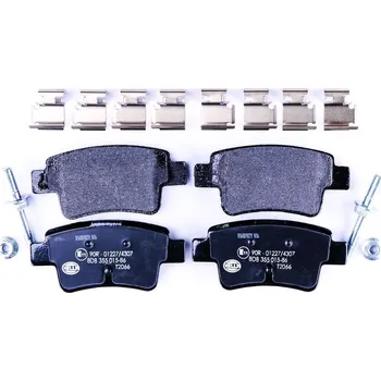 Brzdová destička Sada brzdových destiček, kotoučová brzda HELLA 8DB 355 015-861