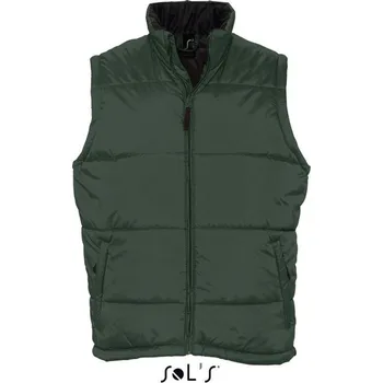 Pánská vesta Sol's Warm - Quilted Bodywarmer, zelená (Military Green)