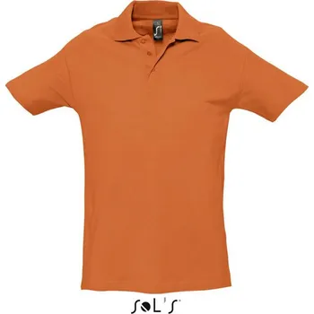 Pánská košile Sol's Spring Ii - Men’s Pique Polo Shirt, oranžová (Orange)