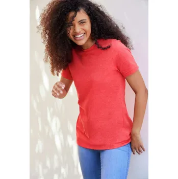 Dámské oblečení Gildan Softstyle® Cvc Women's T-shirt, modrá (Navy)