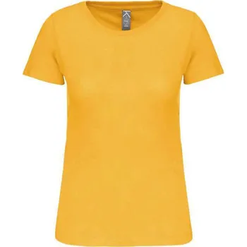 Kariban Ladies' Bio150ic Crew Neck T-shirt, žlutá (Daisy)