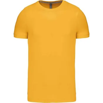 Kariban Short-sleeved Crew Neck T-shirt, žlutá (Daisy)