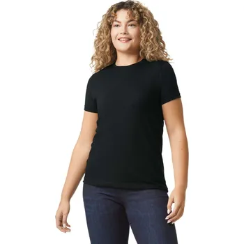 Dámská móda Gildan Softstyle® Cvc Women's T-shirt, černá (Black)