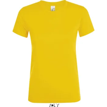 Sol's Regent Women - Round Collar T-shirt, žlutá (Gold)