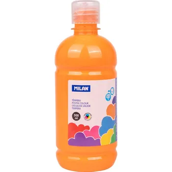 Vodová barva Barva temperová 500ml oranžová