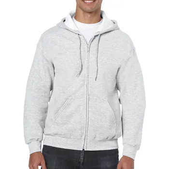Oblečení a móda Gildan Heavy Blend™ Adult Full Zip Hooded Sweatshirt mikina, šedá (Ash Grey)