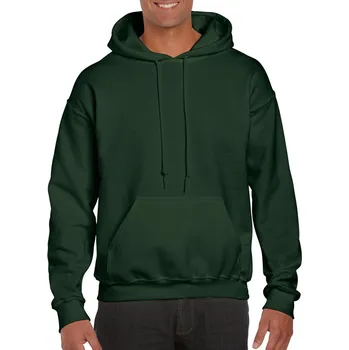 Pánské oblečení Gildan Dryblend® Adult Hooded Sweatshirt mikina, zelená (Forest Green)