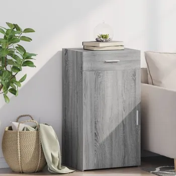 Příborník do zásuvky vidaXL Příborník 50 x 42,5 x 93 cm kompozitní dřevo [846298] Barva: šedá sonoma