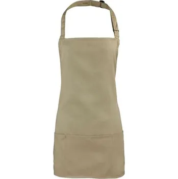 Pracovní zástěra Premier 'colours Collection’ 2 In 1 Apron, hnědá (Sand)