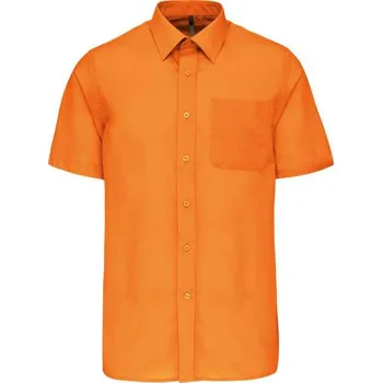 Zdravotnický oděv Kariban Ace - Short-sleeved Shirt, oranžová (Tennessee Orange)