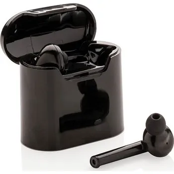 Sluchátka Skutečně bezdrátová sluchátka Liberty v nabíjecí krabičce, černá