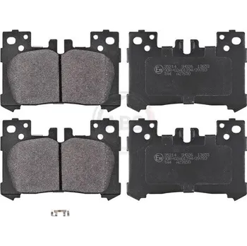 Brzdová destička Sada brzdových destiček, kotoučová brzda A.B.S. 35214