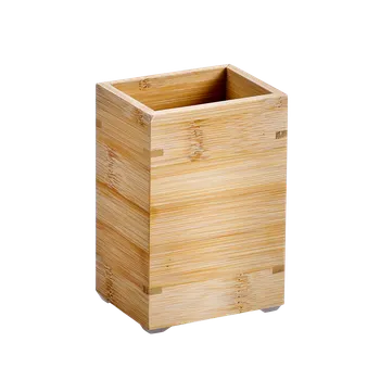 Kesper Bambusový kelímek na kartáčky, 8 x 6 x 12 cm