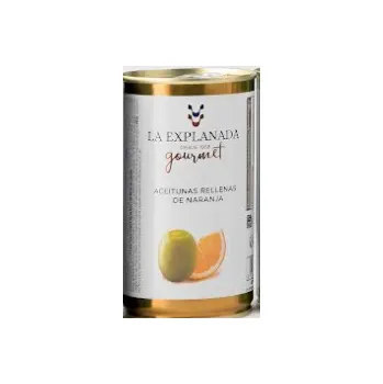 oliva Zelené olivy s pomerančovou pastou 280g La Explanada