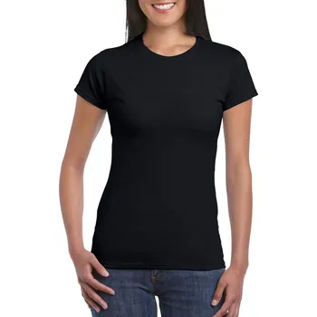 Pánské tričko Gildan Softstyle® Ladies' T-shirt, černá (Black)