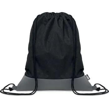 Městský batoh Stahovací RPET PU batoh - LIBAG, černá