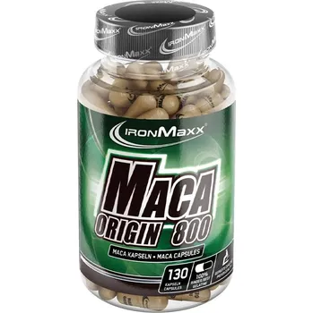 Fitness strava Ironmaxx Maca Origin 800 130 kapslí