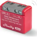 Shelly 1PM Mini Gen4 - spínací modul s měřením spotřeby 1x 8A (WiFi, Bluetooth, Zigbee, Matter)