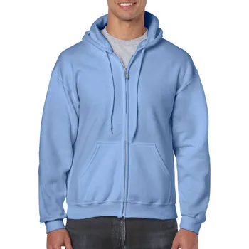 Oblečení a móda Gildan Heavy Blend™ Adult Full Zip Hooded Sweatshirt mikina, modrá (Carolina Blue)