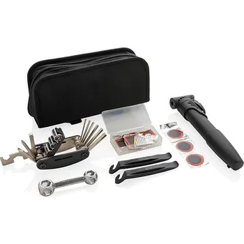 Cyklo nářadí Sada 17ks na opravu kola, černá, černá