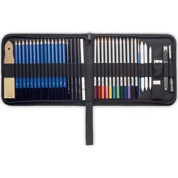 Výtvarná sada Výtvarná sada v pouzdru - GENUINE, černá
