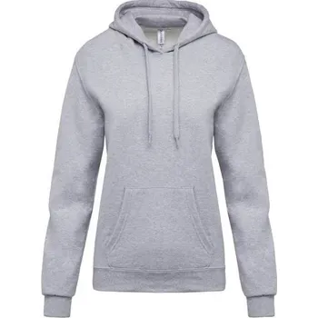 Dámská mikina Kariban Ladies’ Hooded Sweatshirt mikina, šedá (Ice Grey)