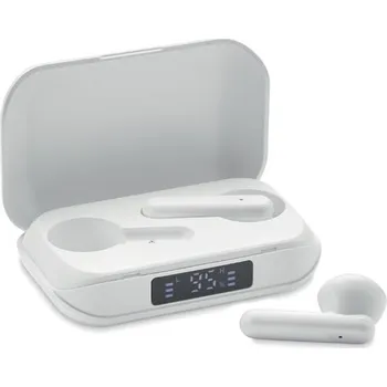 Sluchátka Sluchátka TWS z ABS - QUAVER, bílá