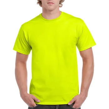 Pánské tričko Gildan Ultra Cotton™ Adult T-shirt, žlutá (Safety Green)