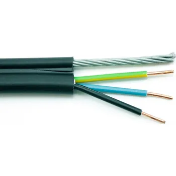 elektrický kabel Kabel CYKYz-J 3x2,5 (3Cx2,5) závěsný samonosný měděný