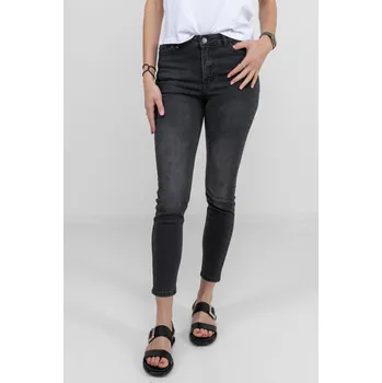 Dámské džíny Jacqueline de Yong JDY dámské džíny Skinny Ankle Fina černé Velikost: XL/34
