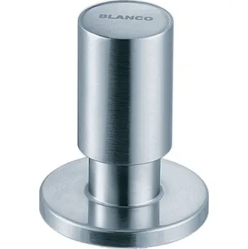 Knoflík BLANCO 221336 Příslušenství ovládací knoflík táhla kulatý nerez imitace