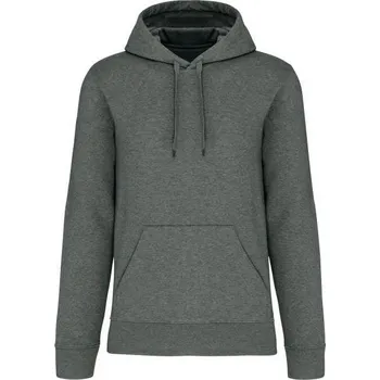 Pánská mikina Kariban Men's Eco-friendly Hooded Sweatshirt mikina, zelená (Heather Military Green)