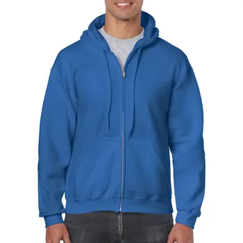 Oblečení a móda Gildan Heavy Blend™ Adult Full Zip Hooded Sweatshirt mikina, modrá (Royal)