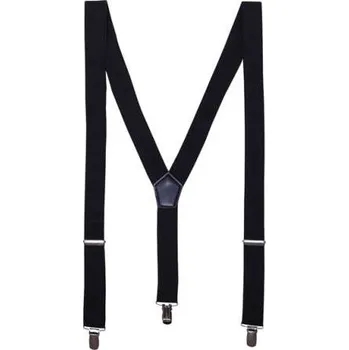 Kšandy Premier Clip-on Trouser Braces/suspenders, černá (Black)