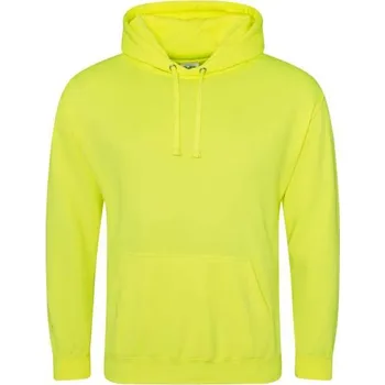 Pánská mikina Just Hoods Electric Hoodie, žlutá (Safety Green)