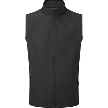 Pánská vesta Premier Men’s Windchecker® Printable & Recycled Softshell Gilet, černá (Black)