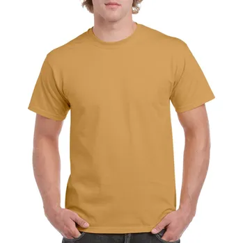 Pánské oblečení Gildan Heavy Cotton™ Adult T-shirt, hnědá (Old Gold)
