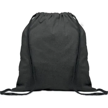 Městský batoh Stahovací bavlněný batoh - CABETRI COLOUR, černá